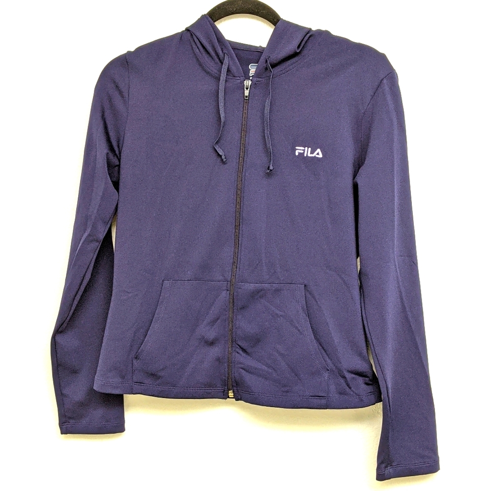 Fila zip-up hooded jacket
